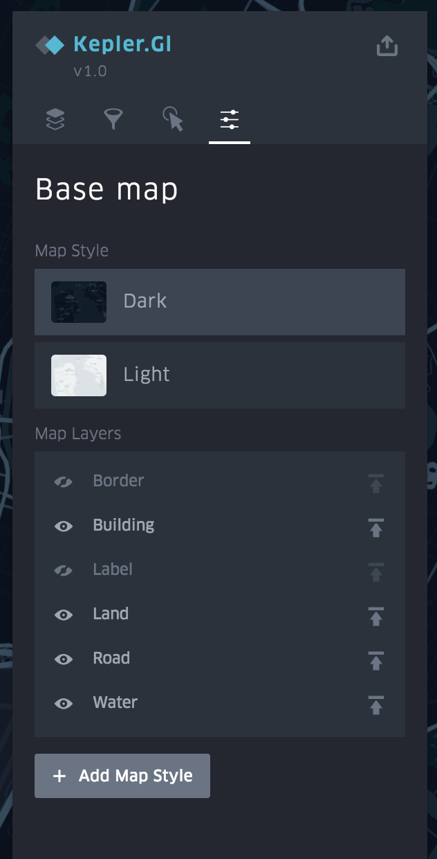 base map panel