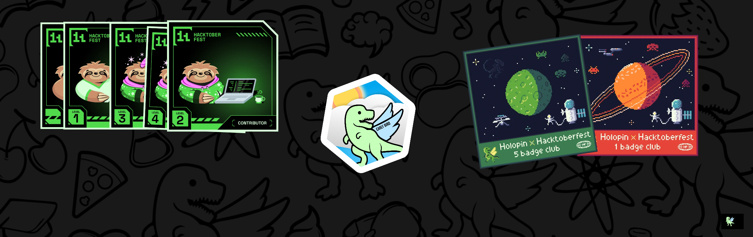 An image of @mondmarmelade's Holopin badges, which is a link to view their full Holopin profile