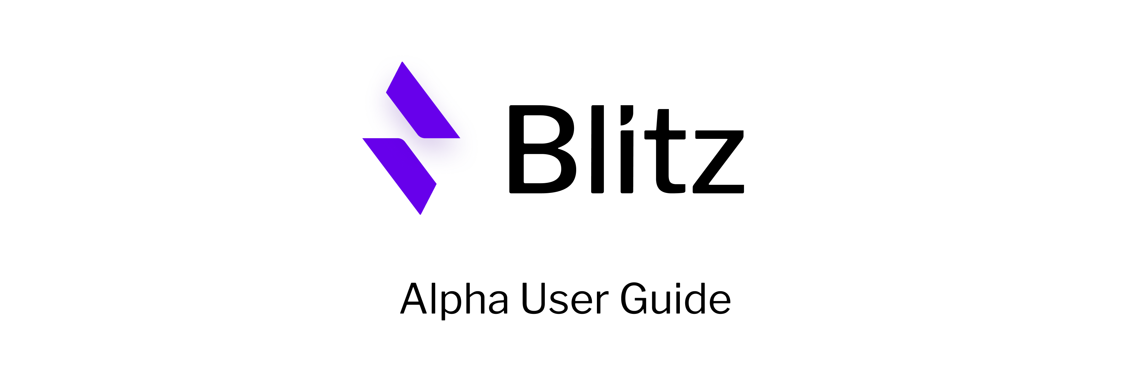 Blitz Alpha User Guide