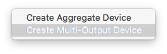 create multi output device