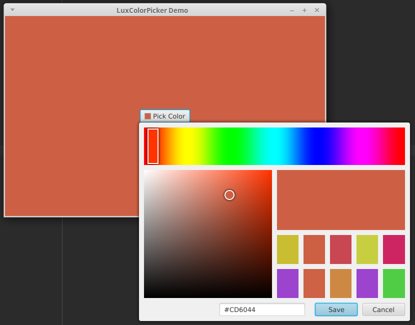 LuxColorPicker demo