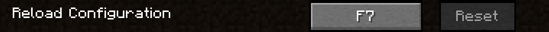 reload config