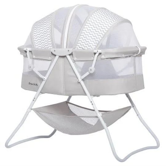 dream-on-me-karley-bassinet-gray-1