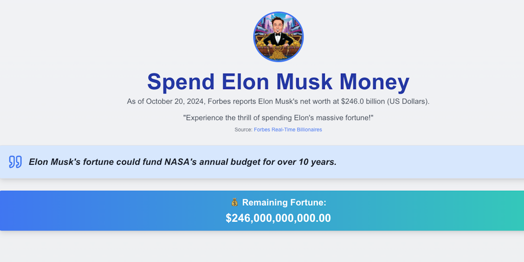 Spend Elon Musk Money