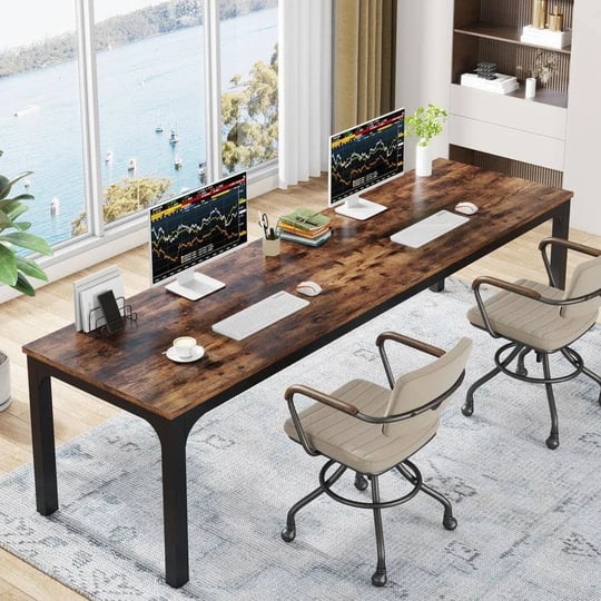 byblight-moronia-78-7-in-rectangular-rustic-brown-wood-2-person-computer-desk-with-adjustable-foot-p-1