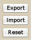 Export/Import/Reset Preferences