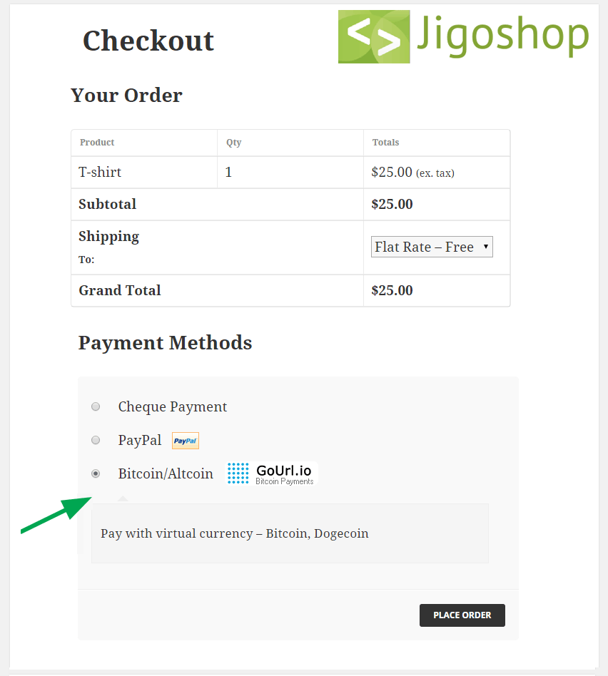 Jigoshop-Order-Page