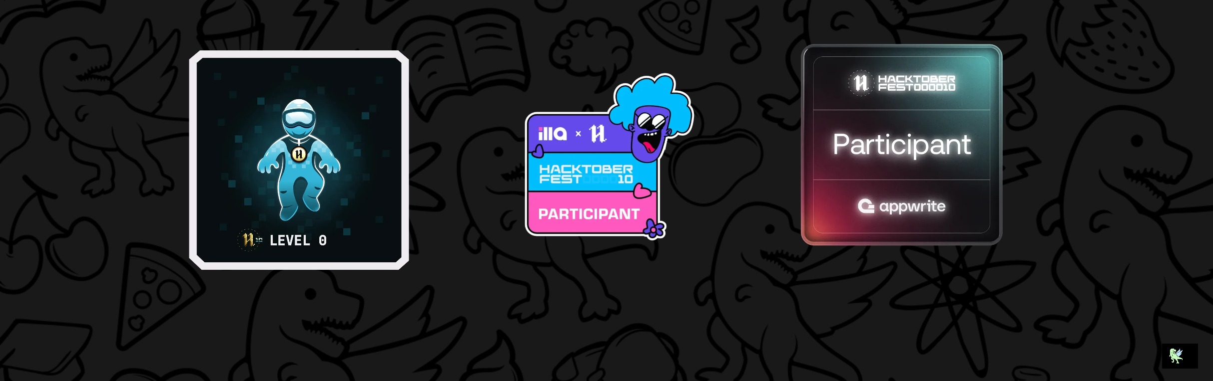 An image of @oeyshik's Holopin badges, which is a link to view the full Holopin profile