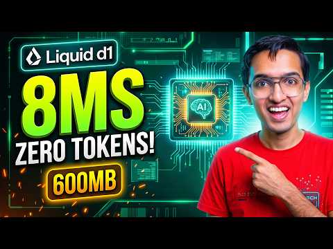 Liquid d1: This 407MB AI Makes 8ms Decisions With ZERO Tokens!