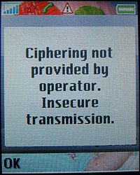 CipheringNotPrivided