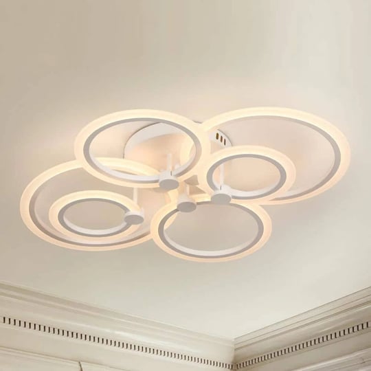 tozing-31-in-white-modern-integrated-led-6-rings-circle-semi-flush-mount-ceiling-light-with-remote-c-1