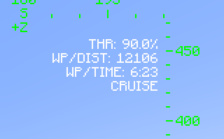 The approximation, shown as WP/TIME: MM:SS on the Status Display