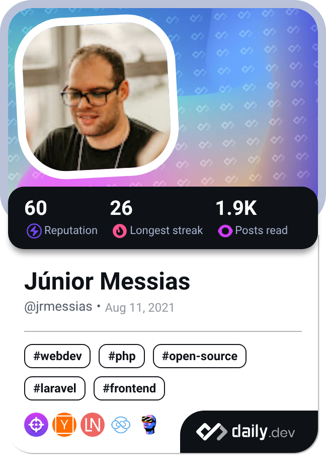 Júnior Messias's Dev Card
