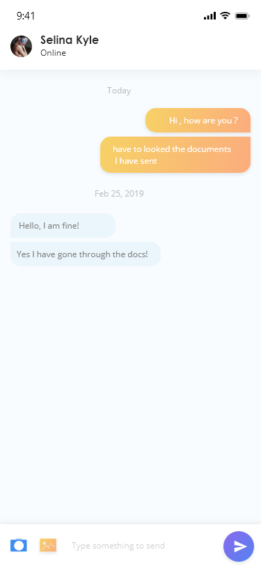 chat app ui