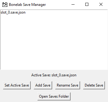 Bonelab Save Manager GUI