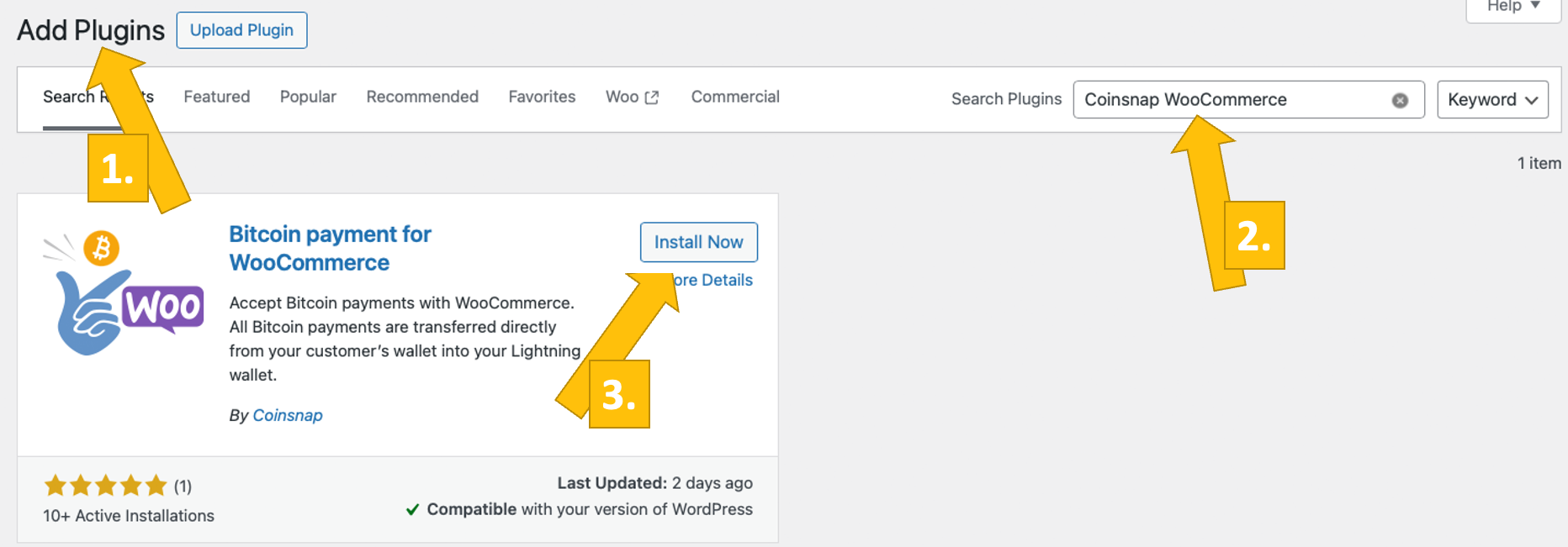 GitHub - Coinsnap/Coinsnap-for-Woocommerce: Accept Bitcoin and Ligtning  payments in WooCommerce with Coinsnap
