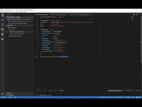 Chocolatey VSCode Extension Release 0.2.2