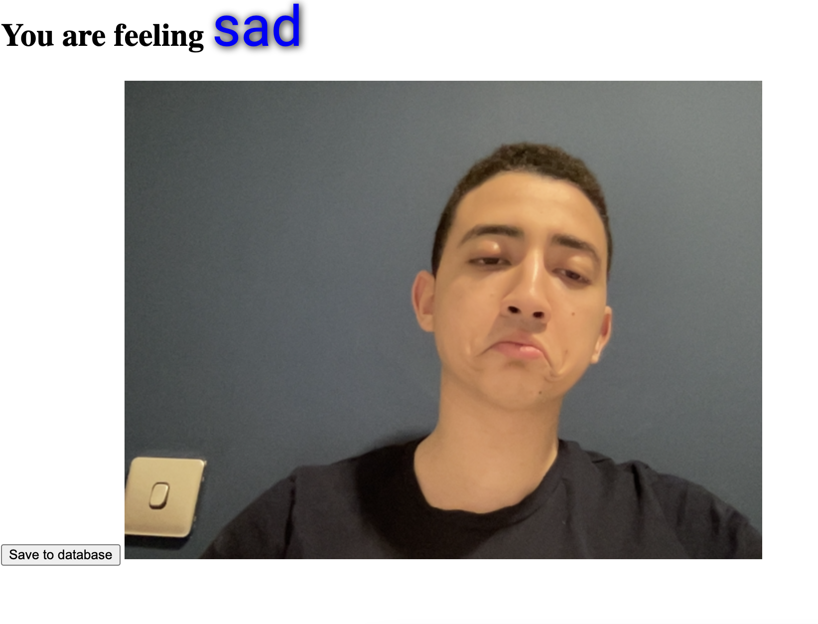 picture of sad face