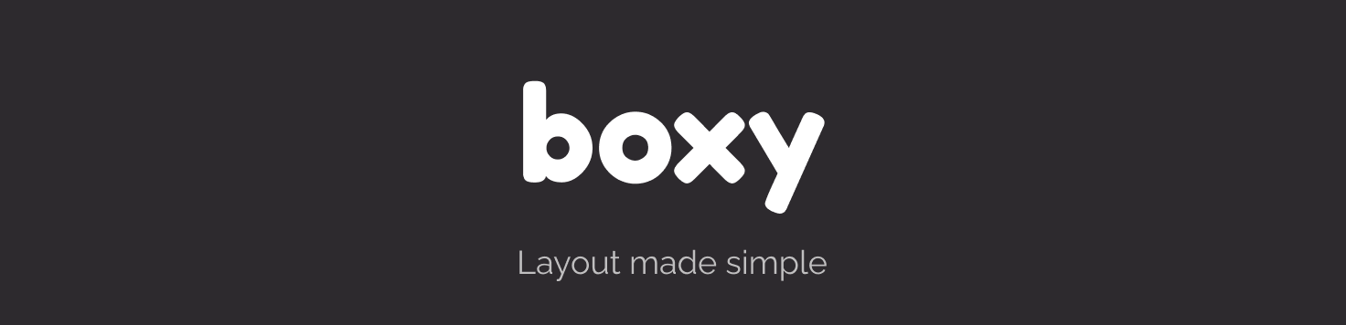 boxy, Layout made simple