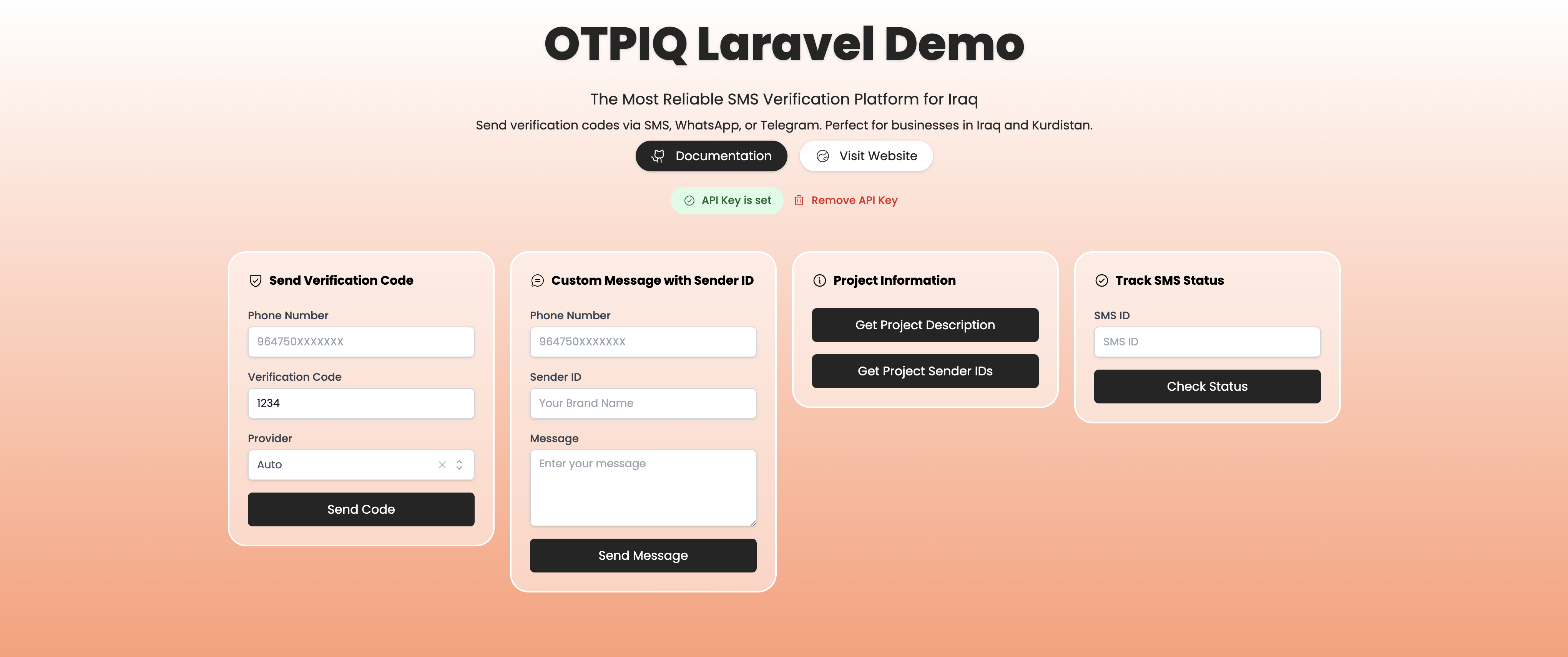 OTPIQ Demo