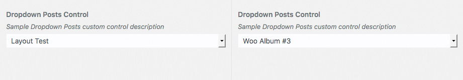 Dropdown Posts