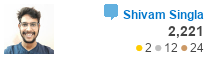 profile for Shivam Singla at Stack Overflow, Q&A for professional and enthusiast programmers