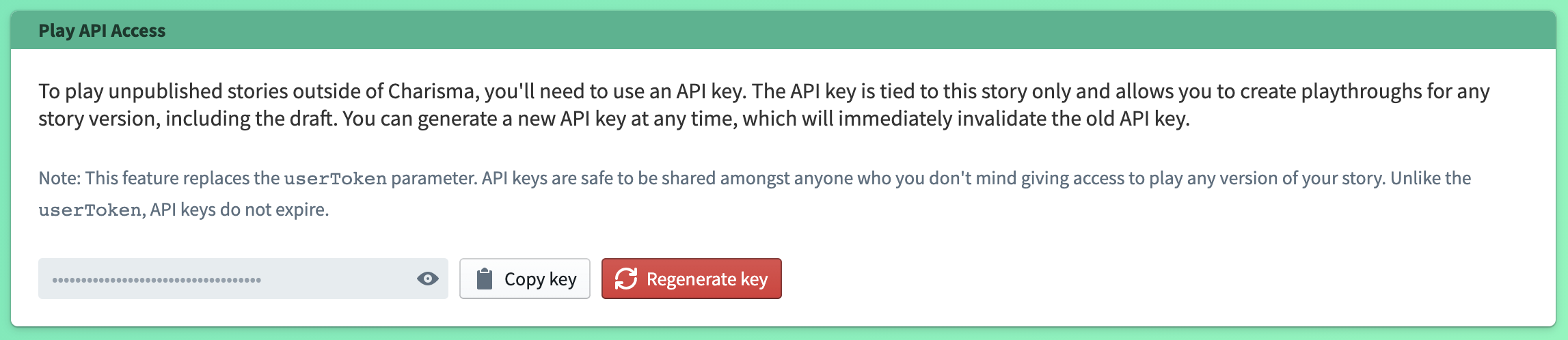 API key