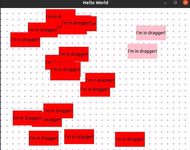 blink shader & griding & dot grid in qml 