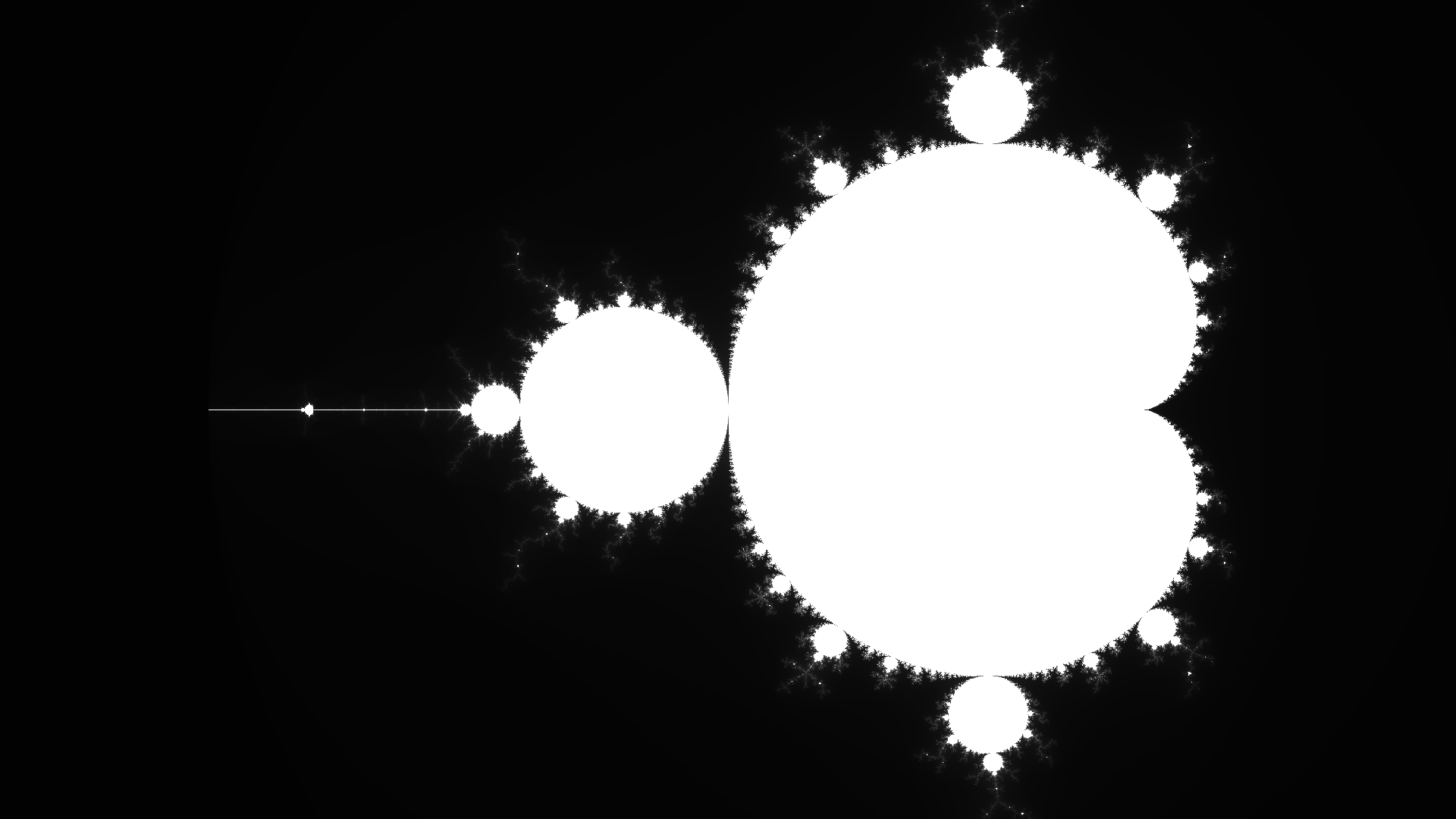 Mandelbrot Set in Greyscale