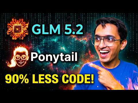 Ponytail + GLM 5.2: My AI Agent Wrote 90% LESS Code!