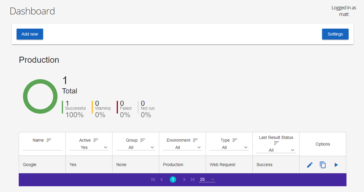 Dashboard