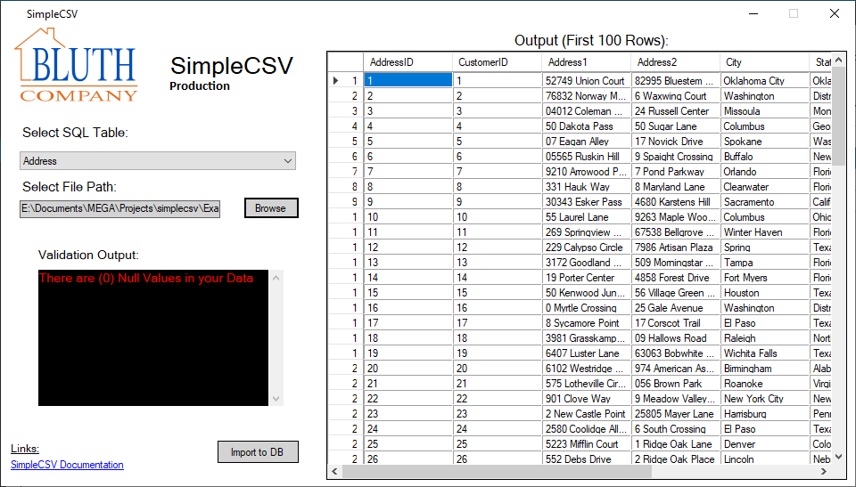 SimpleCSV