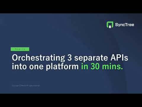 Orchestrating 3 separate APIs into one platform in 30 mins