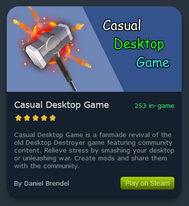 Steam App Widget