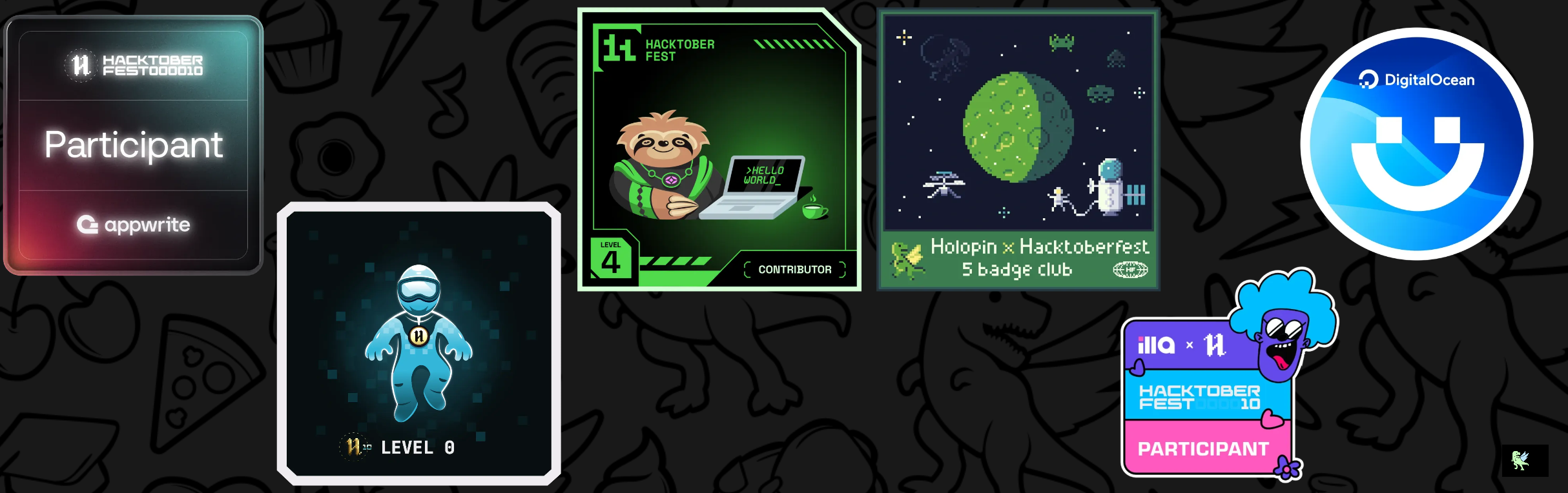 An image of @ananya54321's Holopin badges, which is a link to view their full Holopin profile