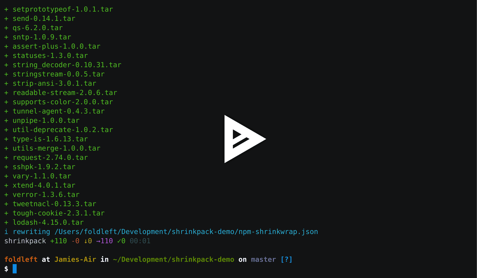 asciicast