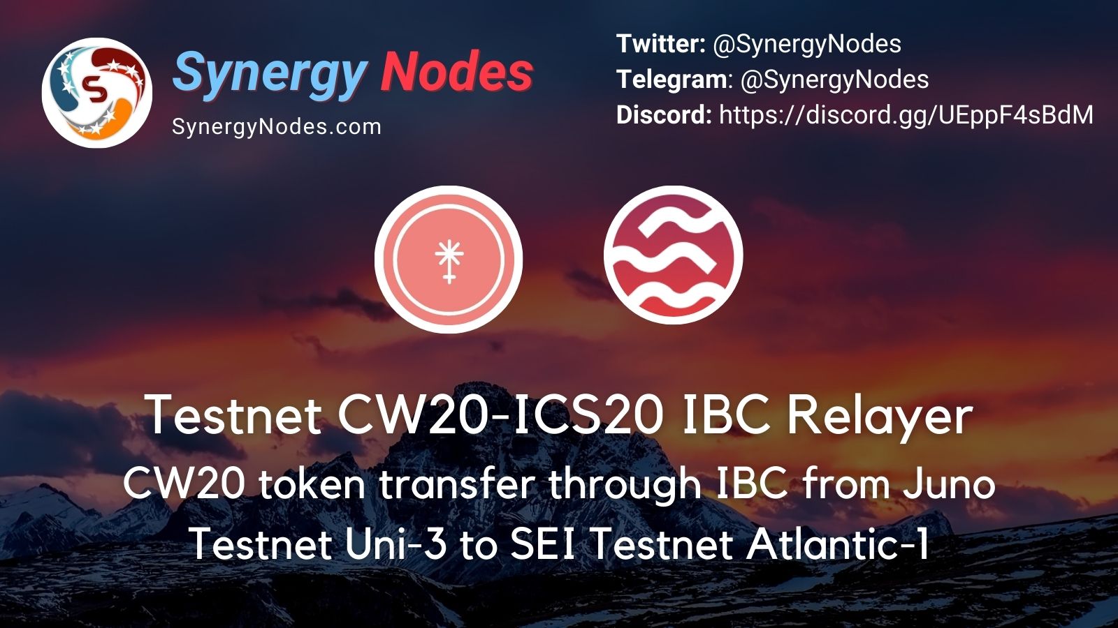 Testnet CW20 transfer from Juno to Sei