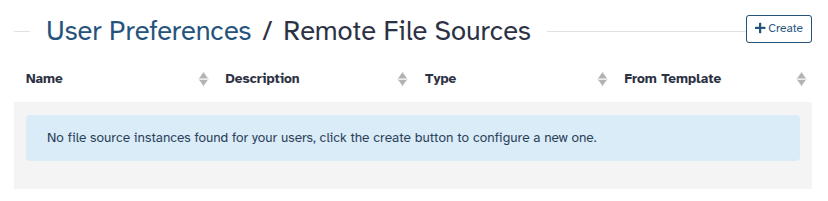 Manage Your Remote File Sources