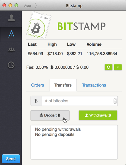 Bitstamp orders