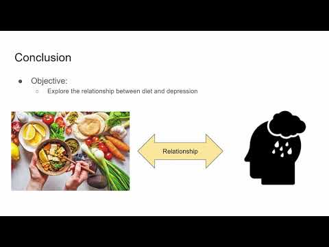 Investigating the Relation of Diet and Mental Health