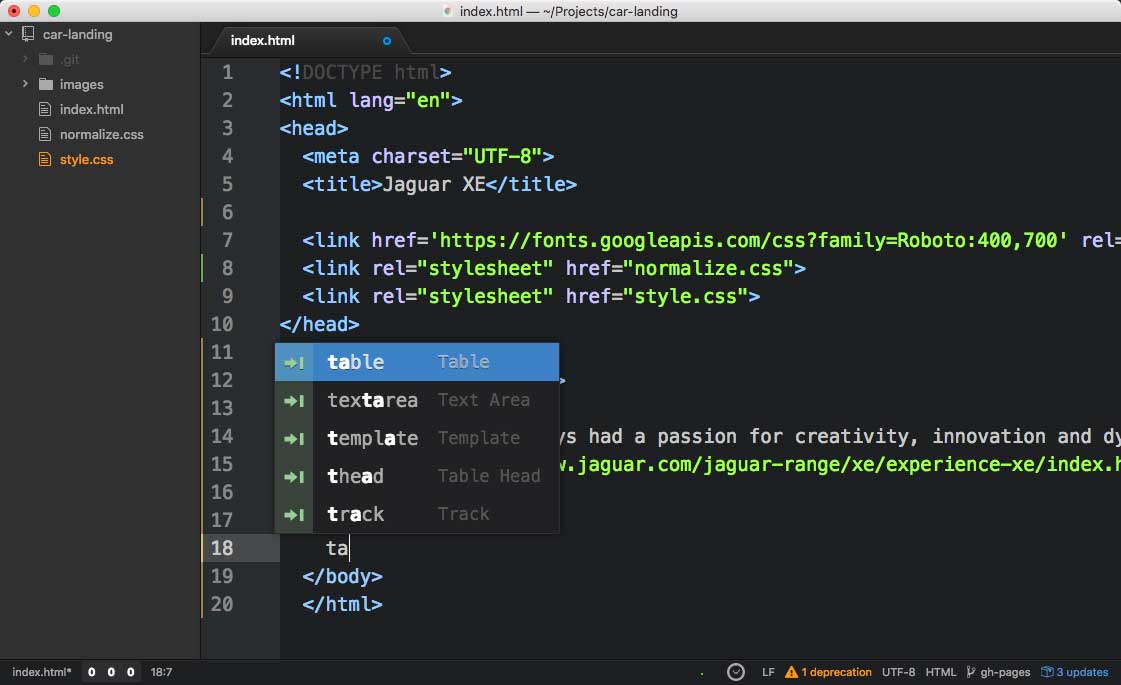 Atom Editor