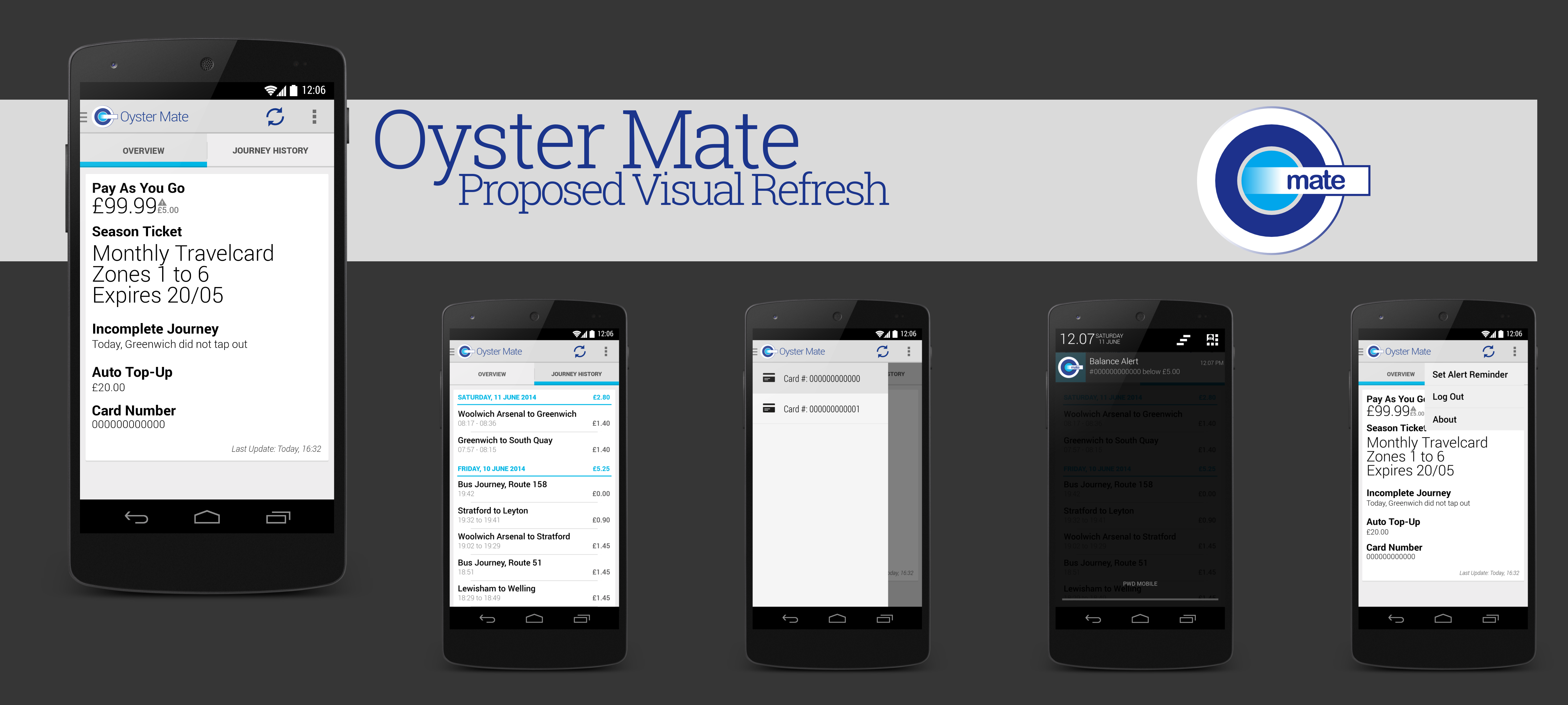 oyster mate - redesign mockup i01 - presentation i01