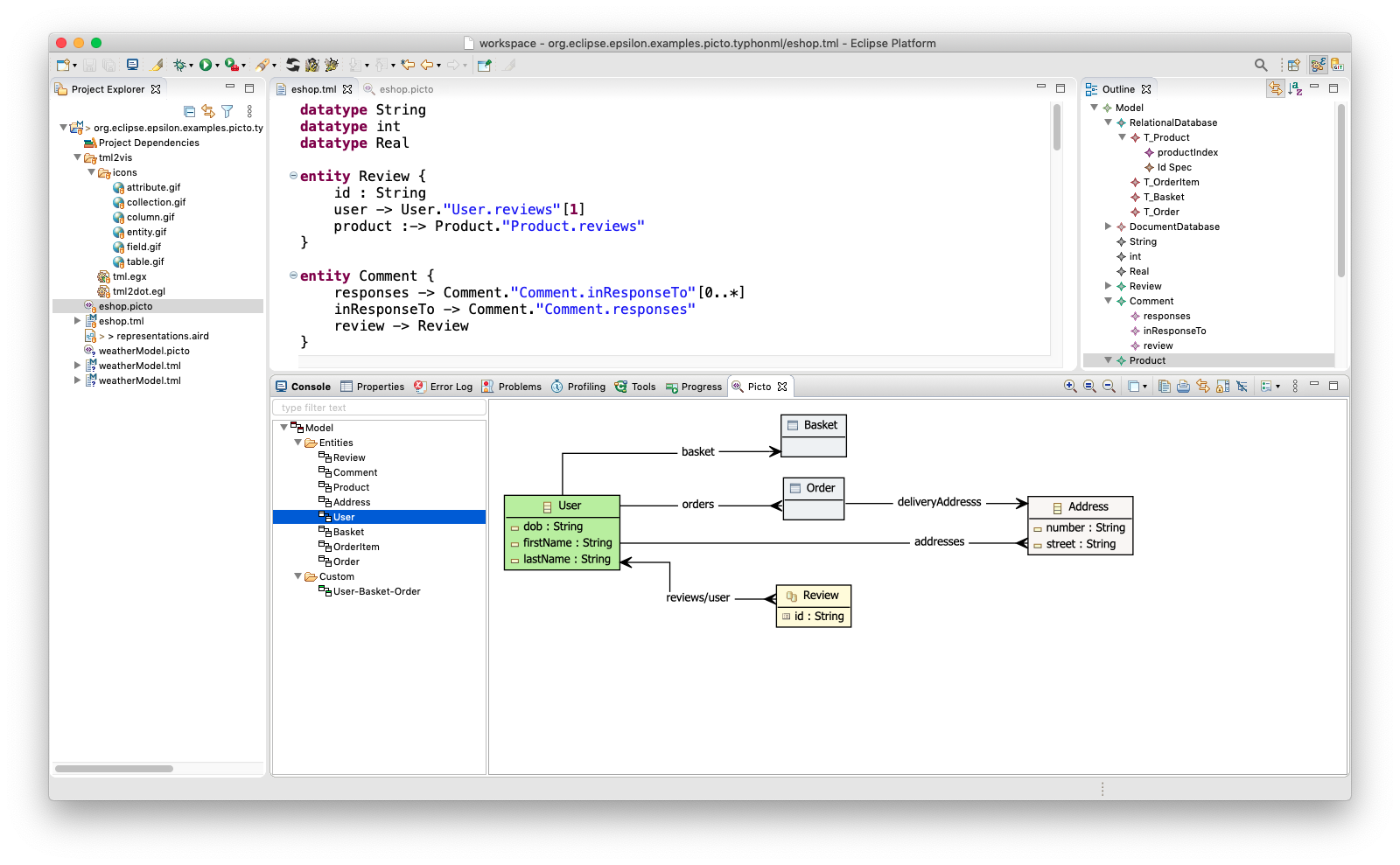 Entity-level visualisation