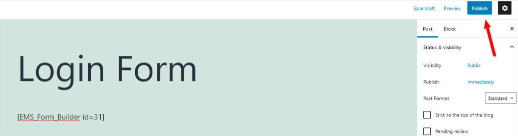 create form WordPress plugin
