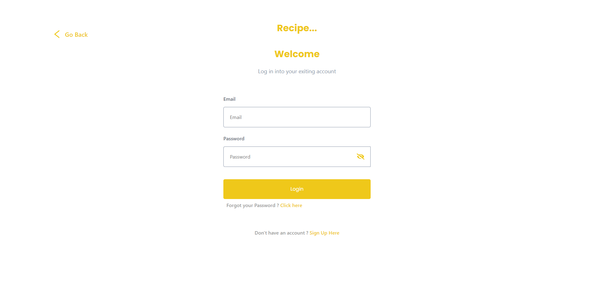 Login Page