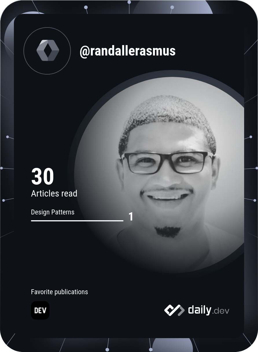 Randall's Dev Card