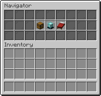 The navigator GUI as produced by the above code snippet