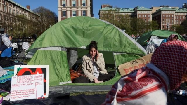 columbia protest 26 april