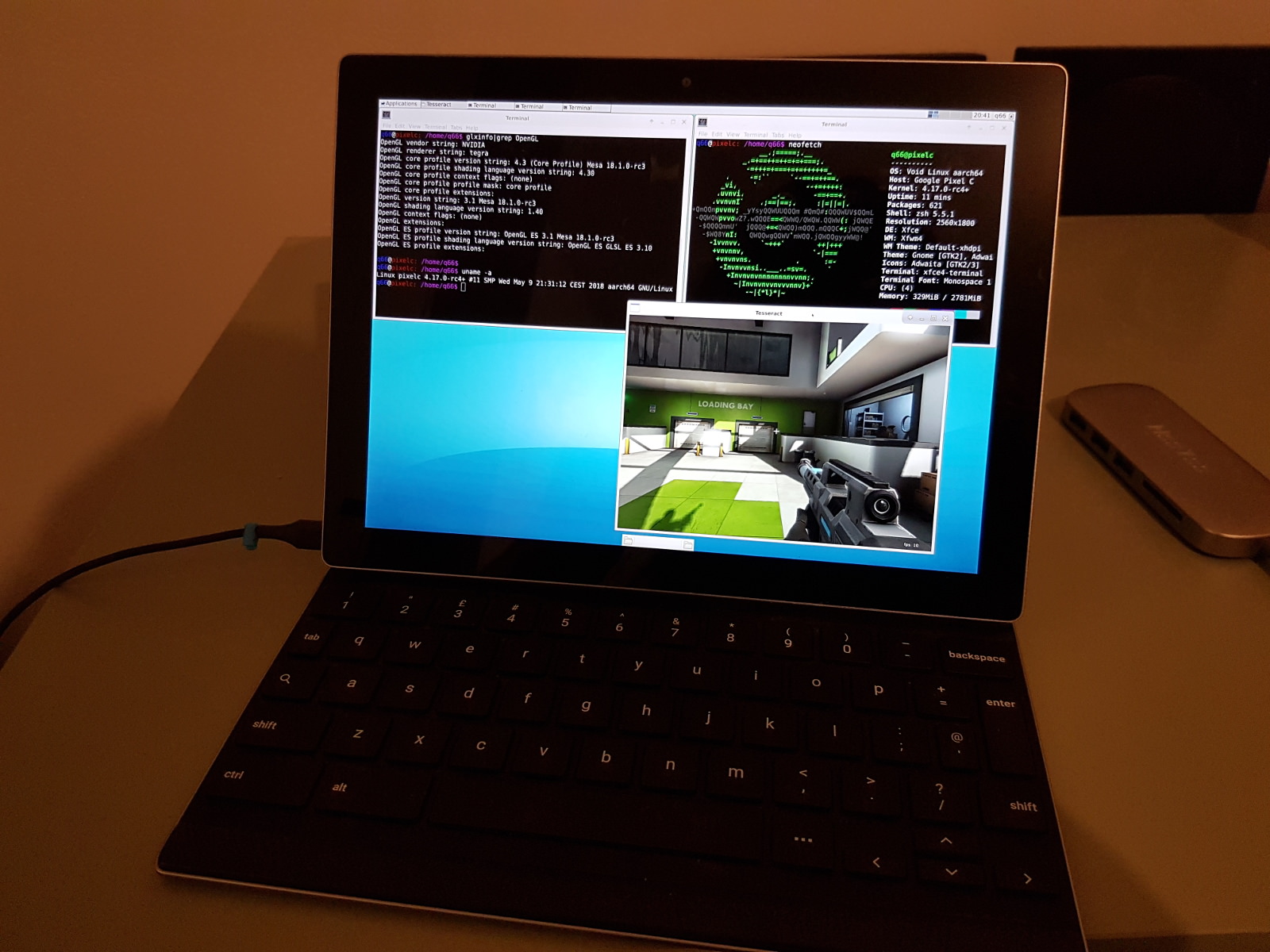 Void Linux on Pixel C