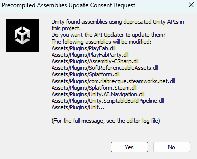 Precompiled Assemblies Request
